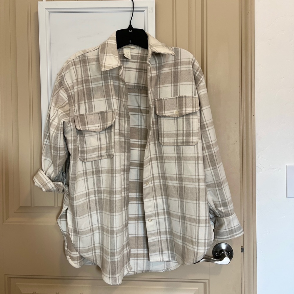 H&M Beige Flannel